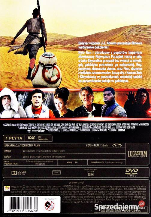 GWIEZDNE WOJNY PRZEBUDZENIE MOCY Kalisz