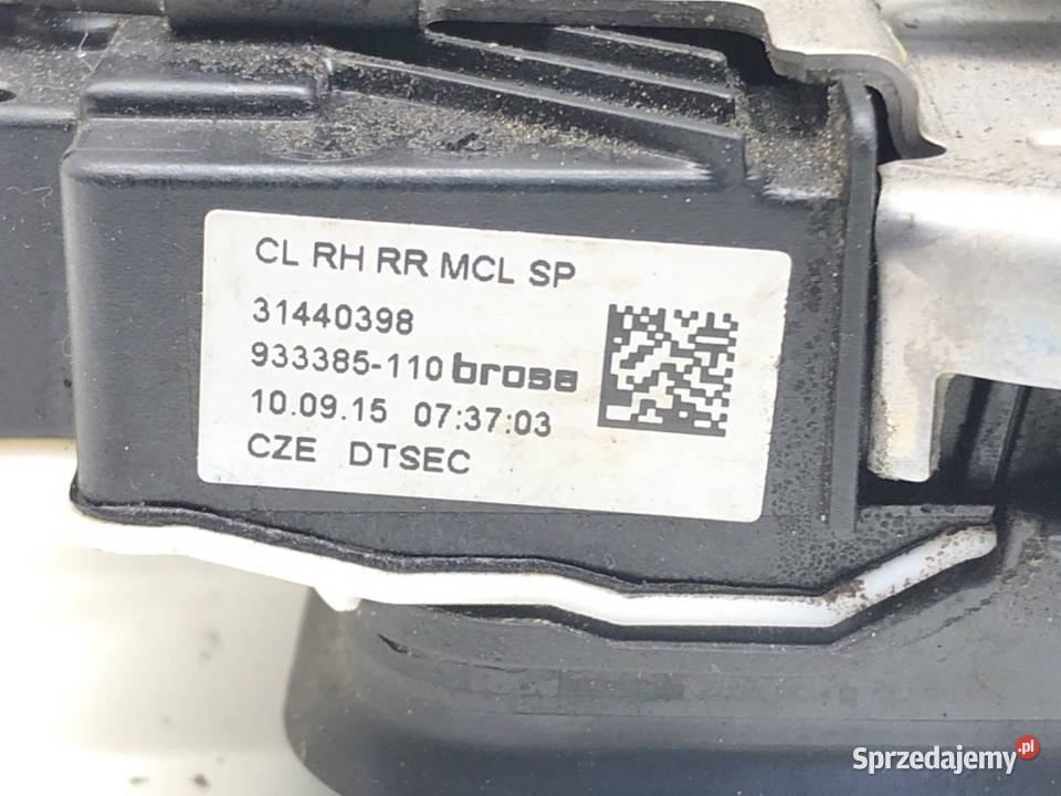 ZAMEK DRZWI PRAWY TYŁ VOLVO V40 Hatchback