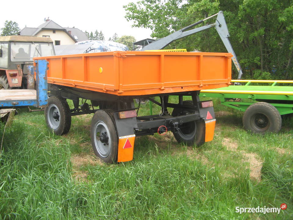 przyczepa d46 d35 d732 2 stronny wywrot stan Ryki