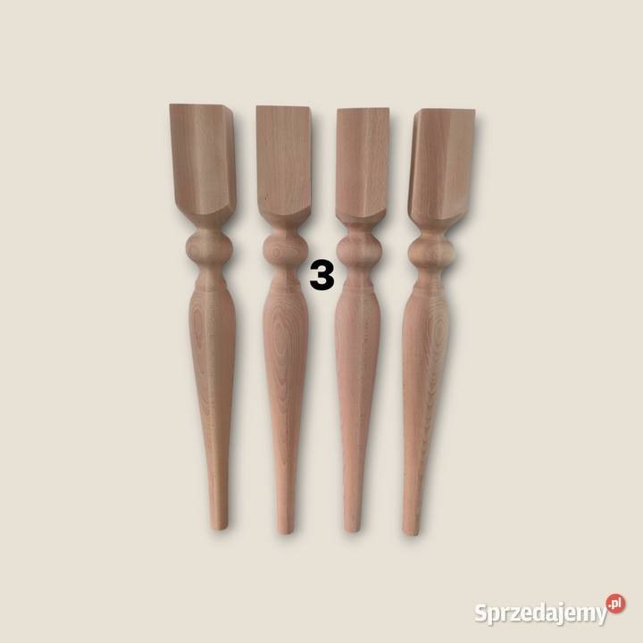 nogi stołowe bukowe noga bukowa toczona 75 stół Nogi i nóżki Bolesławiec