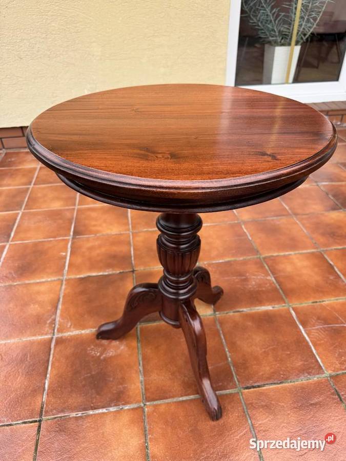 Stolik okrągły stylowy kawowy ława stoliczek mazowieckie Sulbiny