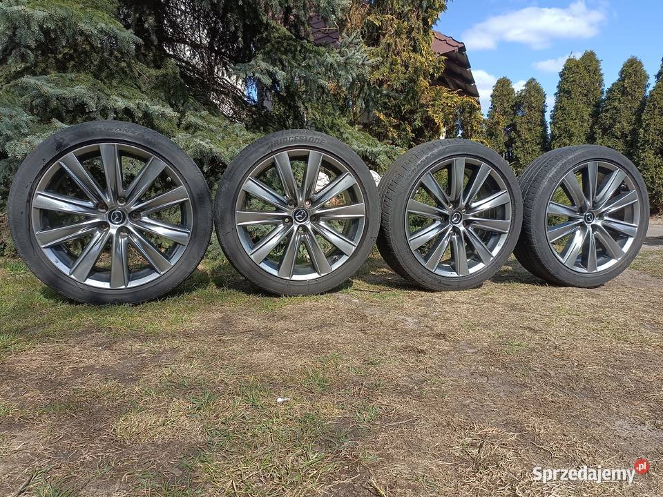Felgi Mazda 19 75J ET45 5x1143 opony letnie Samochodowe Ostrołęka