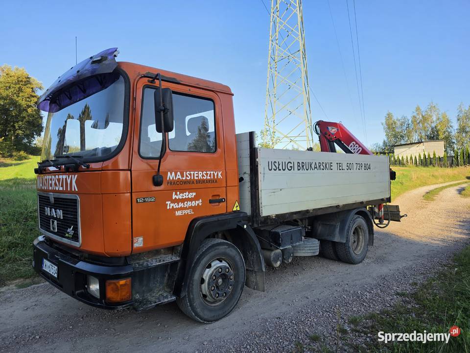 Man 12192 HDS Dźwigi samochodowe