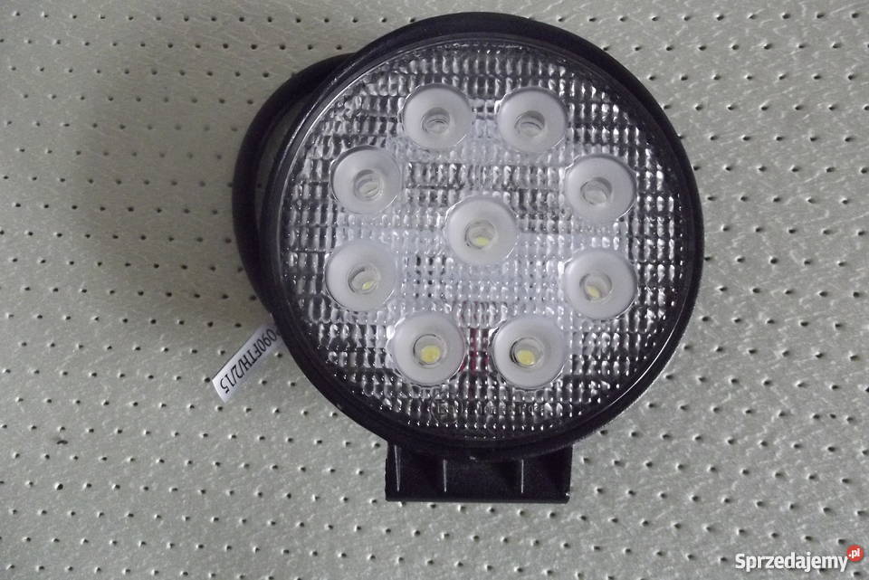 Lampa robocza okrągła 9 LED 12V24V 9 x 3W Parczew