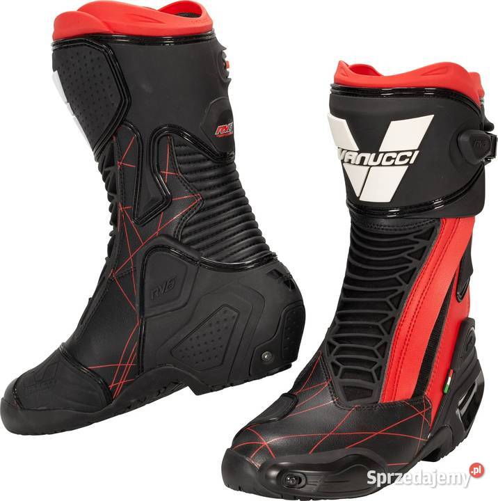 Vanucci RV6 Performance BlackRed buty Buty motocyklowe Zielona Góra sprzedam