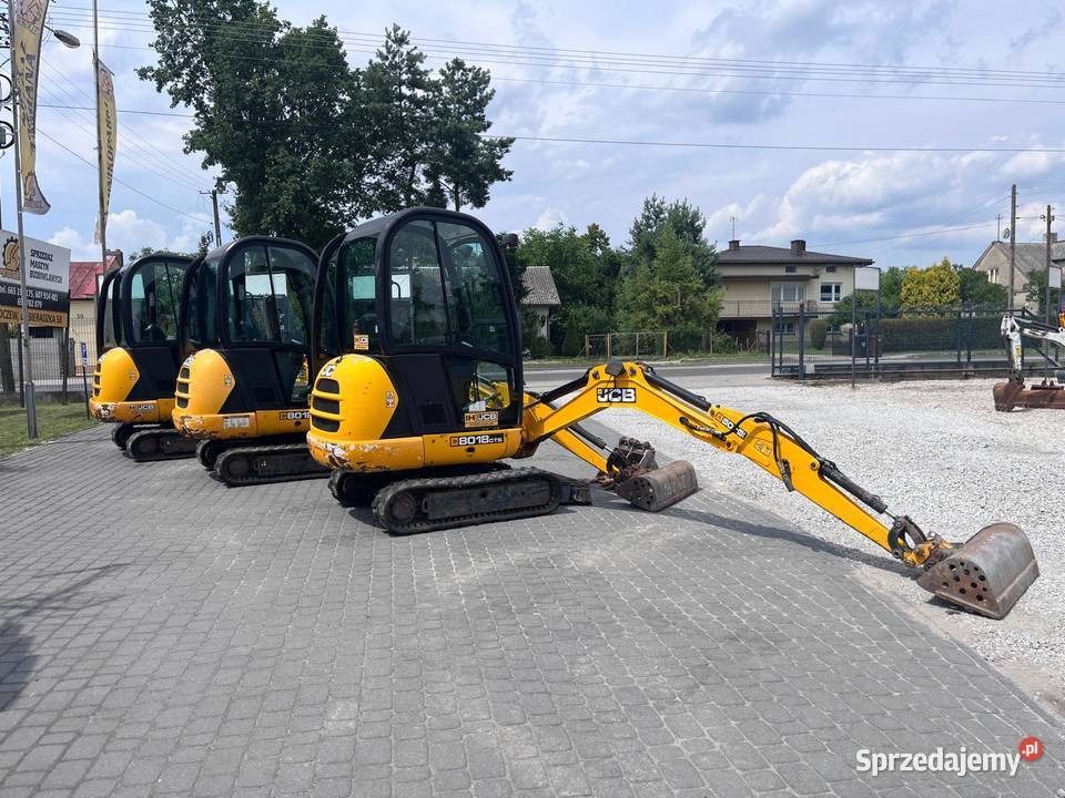 Mini koparka JCB 8018 z 2017r Ładna 1800 Złoczew