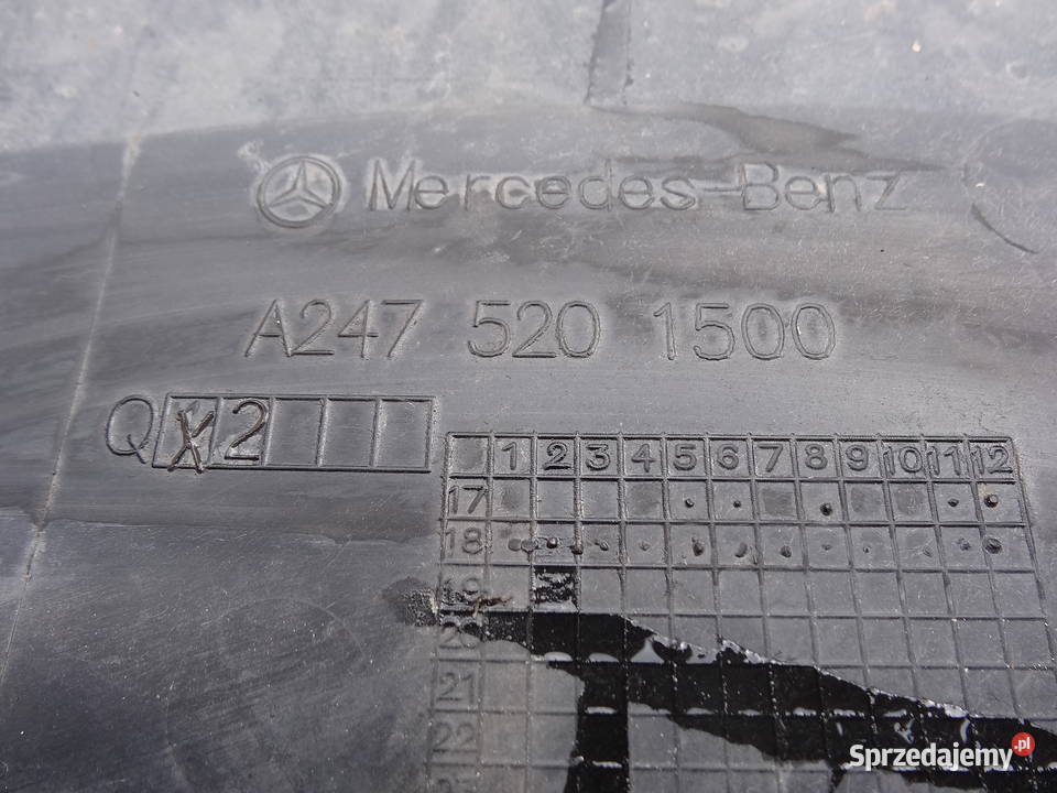 Osłona pod silnik MERCEDES AKLASA W177 BKLASA Niemodlin sprzedam