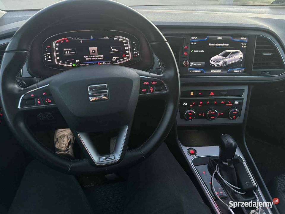 Seat Leon DSG 2020r wielofunkcyjna kierownica Leon Kielce