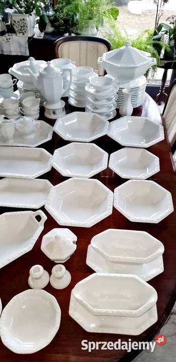 Rosenthal Biała Mariaserwis obiadowy 12osób 99 lubelskie
