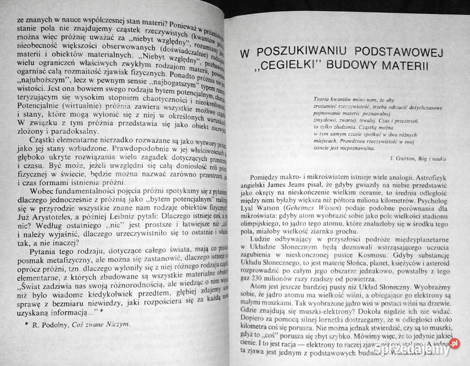 Poza czas i przestrzeń Andrzej Donimirski sprzedam