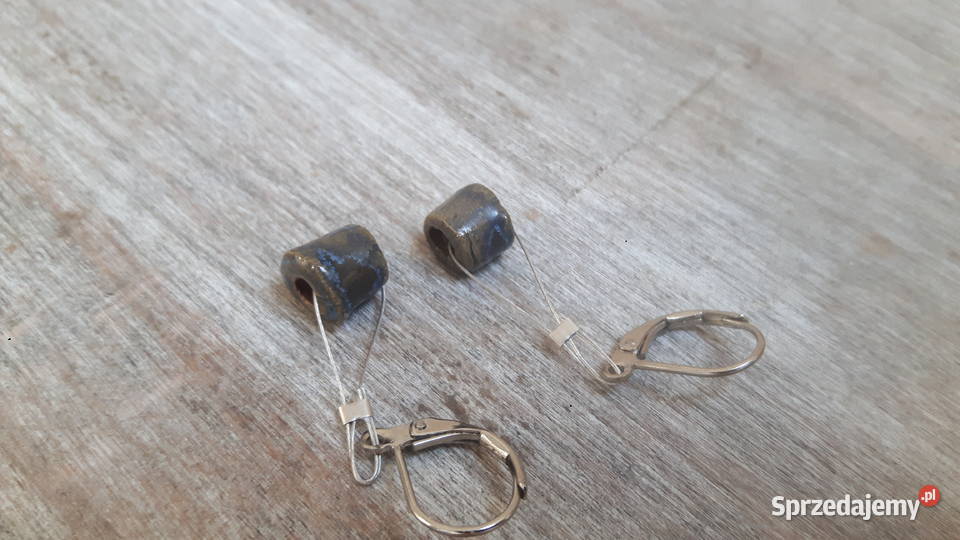 Kolczyki ceramiczne ręcznie wykonane Otwock sprzedam