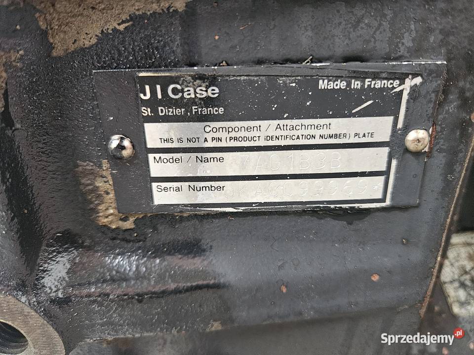 Dyferencjał 9X55 CNH 1995495C2 CASE MAXXUM 5120 Pozostałe Wilkowo sprzedam