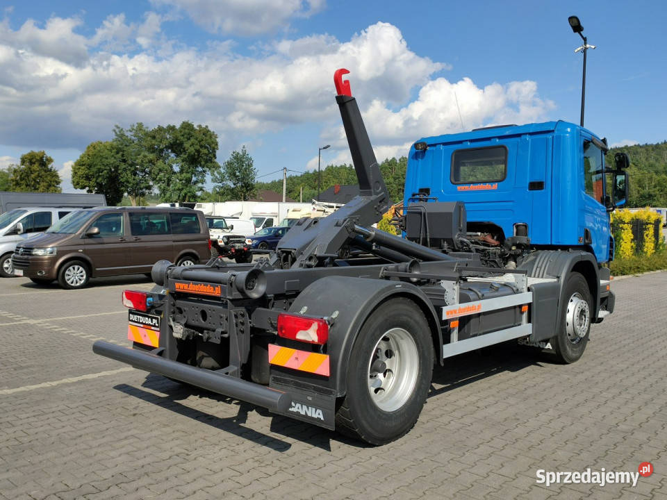 Scania P 280 N321 EURO 5 Hakowiec Hak 4x2 centralny zamek Widełki
