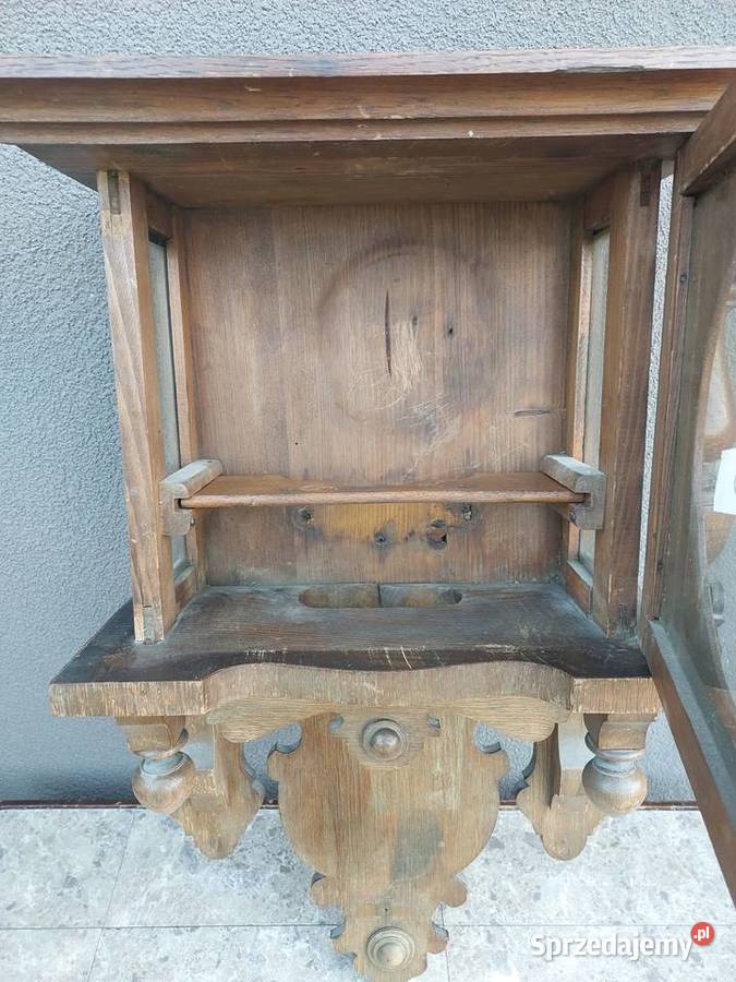 598 Skrzynia skrzynka obudowa starego zegara Tczew