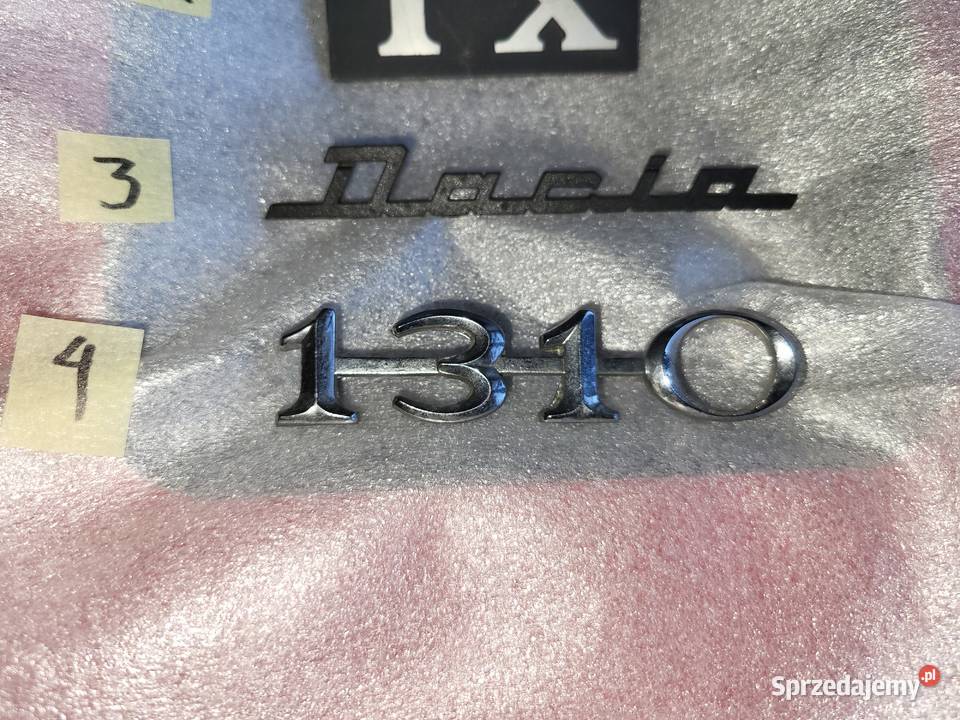 stara Dacia 1300 1310 1410 TX Nowe napisy Emblematy Piaseczno sprzedam