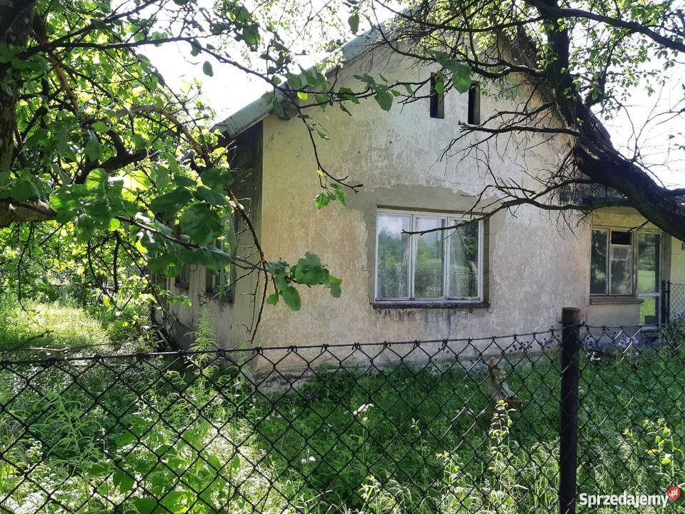 Działka rolna z domkiem asfalt Kończyce Małe