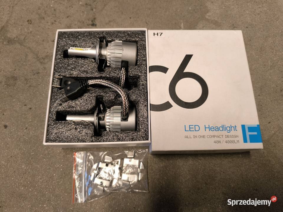 Retrofity H7 LED 40W4000 LM osobowe Grajewo sprzedam