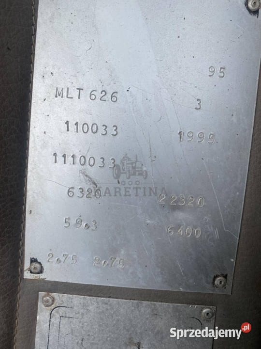 Manitou MLT 626 Zwolnica Zwrotnica Półoś Pozostałe sprzedam