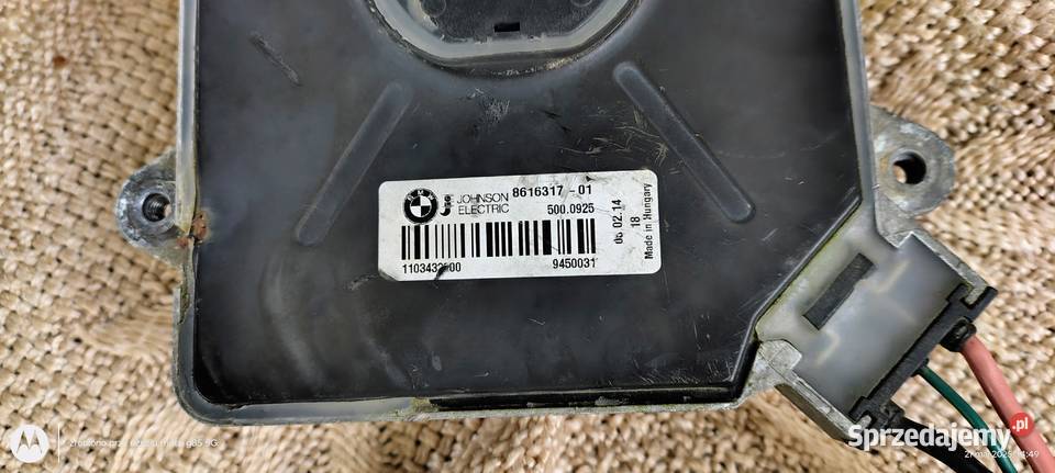Moduł wentylatora chłodnicy BMW 1 f20 f21 Lubin