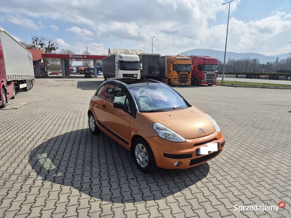 Citroen C3 Plurier Cabrio AUTOMAT 16 benz 109 pomarańczowy śląskie Bujaków