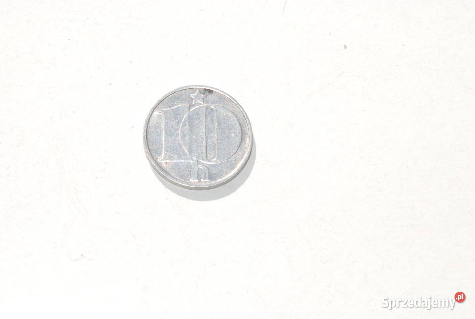 Stara moneta 10 halerzy Czechosłowacja 1977 śląskie