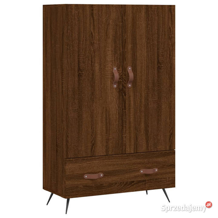 Wysoka szafka brązowy dąb 695x31x115 WM828211 Warszawa