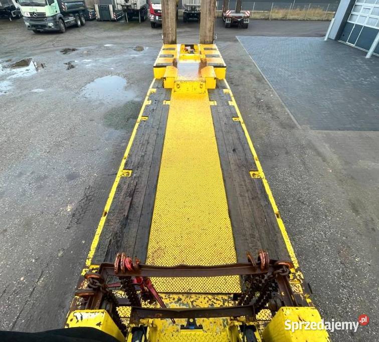 Naczepa do przewozu maszyn Tiefbett 3osie Warszawa