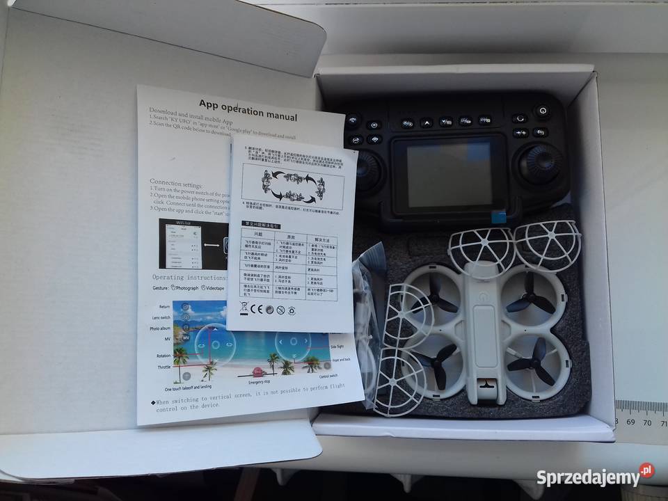 Dron KF600 WiFi FPV LCD 24 fotografia lotnicza Plastik  Bydgoszcz