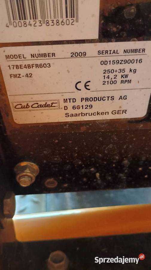 Kosiarka traktorek Cub Cadet hydrostat Kohler 19 Rzeszów
