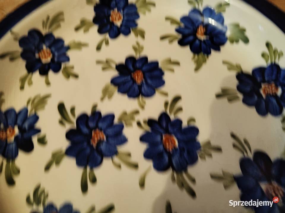 Talerz na ścianę ręcznie malowany sprzedam