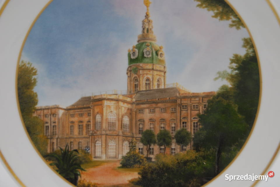 Trzy talerze dekoracyjne KPM Berlin porcelana sprzedam