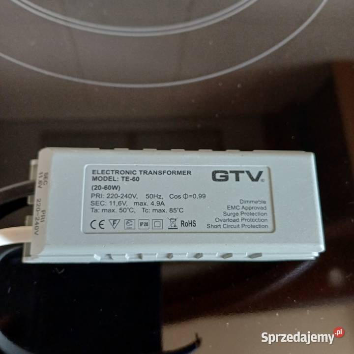 Transformatorowa elektroniczny do halogenów Sieradz