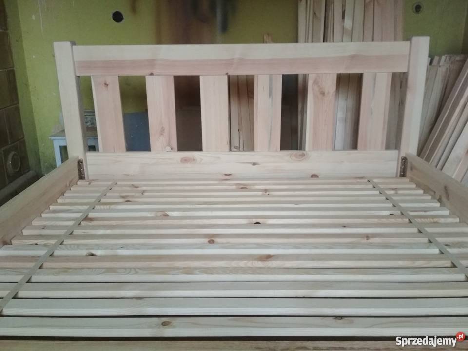 Nowe solidne sosnowe łóżko 140x200 Nisko