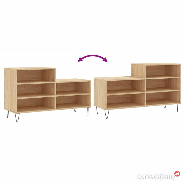 Szafka na buty dąb sonoma 102x36x60 WM831391 mazowieckie Warszawa sprzedam