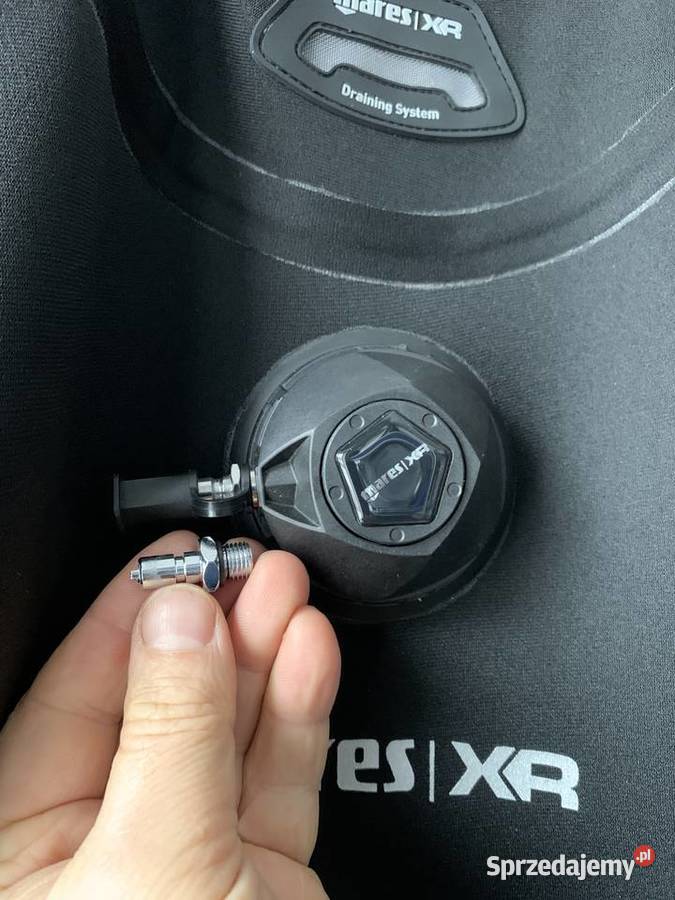 Króciec do zaworu suchego skafandra doczołowy Nurkowanie Bytom sprzedam