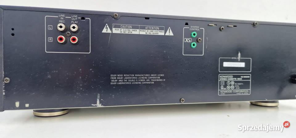 Magnetofon Kenwood KXW6030 Stereo Cassette Deck Magnetofony wielkopolskie Międzychód sprzedam