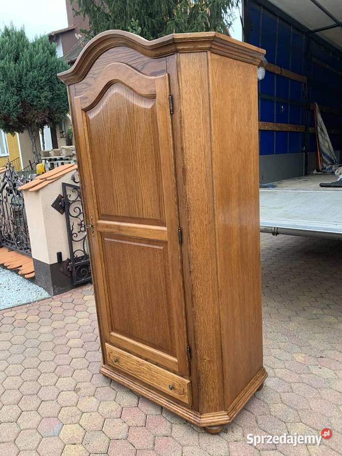 Ładna dębowa szafa jednodrzwiowameble Ślesin