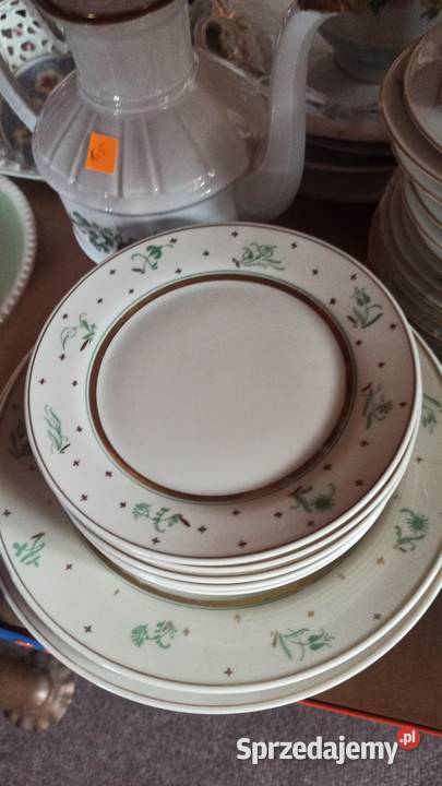 Talerzyk deserowy Tirschenreuth Ecru Porcelana i szkło Gdańsk