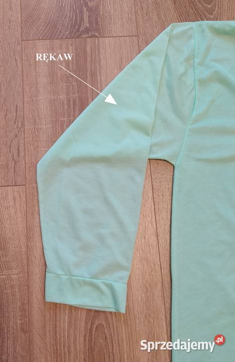 Koszula nocna damska HAFT zielona długi Hajnówka