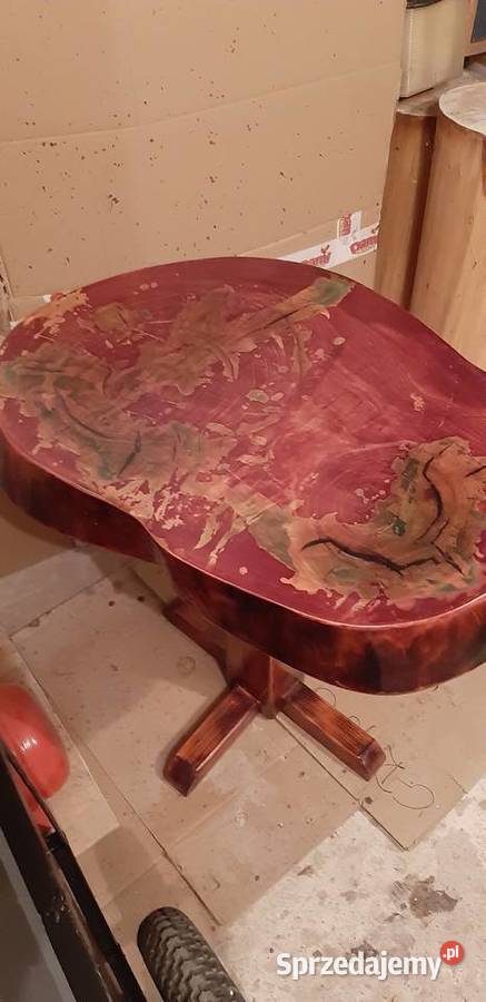 ładny stolik drewniany kawowy lubelskie Łęczna