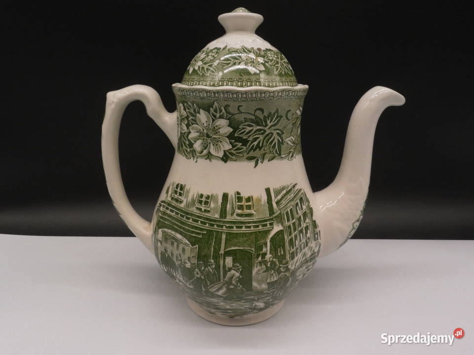 Zabytkowy Dzbanek do KawyHerbaty Royal Tudor Porcelana i szkło Raszków