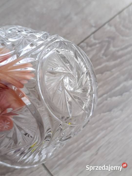 SZKLANA MISKA KRYSZTAŁ CIĘTY 4 wielkopolskie Poznań