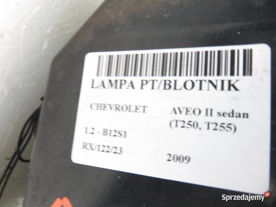 LAMPA PRAWA TYLNA CHEVROLET AVEO II sedan T250 sprzedam
