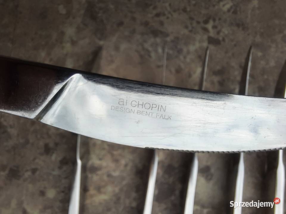 Zestaw 12 noże ai Chopin design