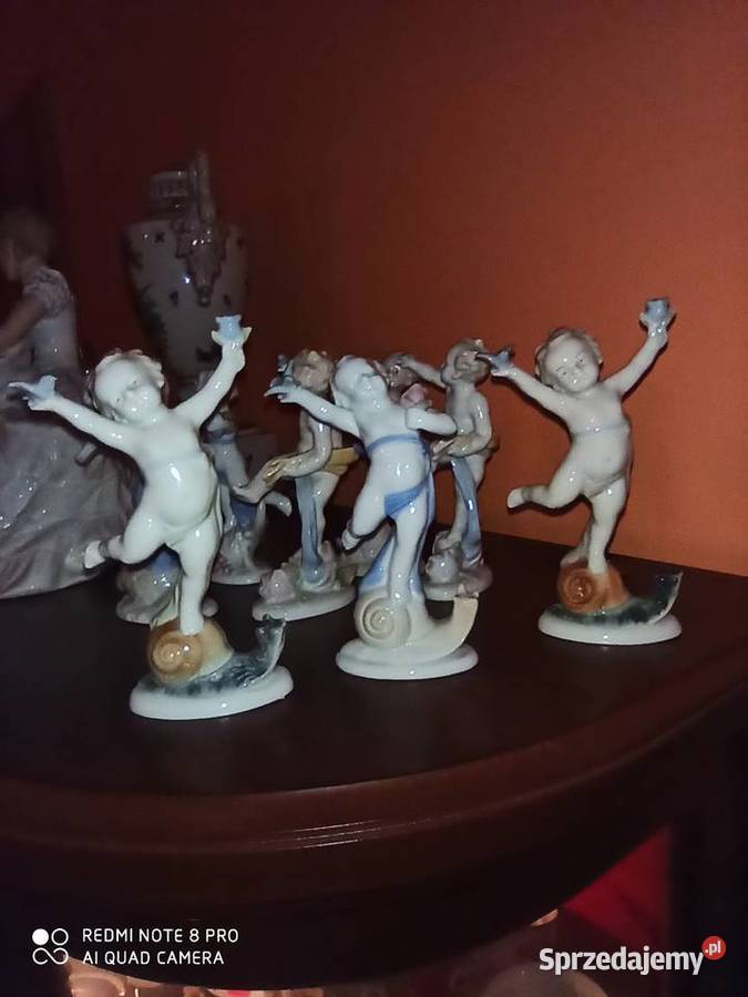 Cztery Pory Roku figurka llmenauGermany Porcelana i szkło