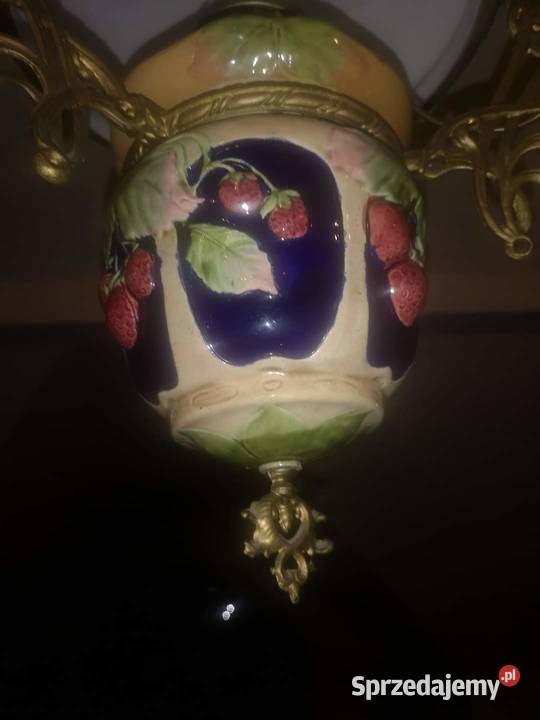 Lampa Majolika Orginalna
Elektryczna Gdańsk sprzedam