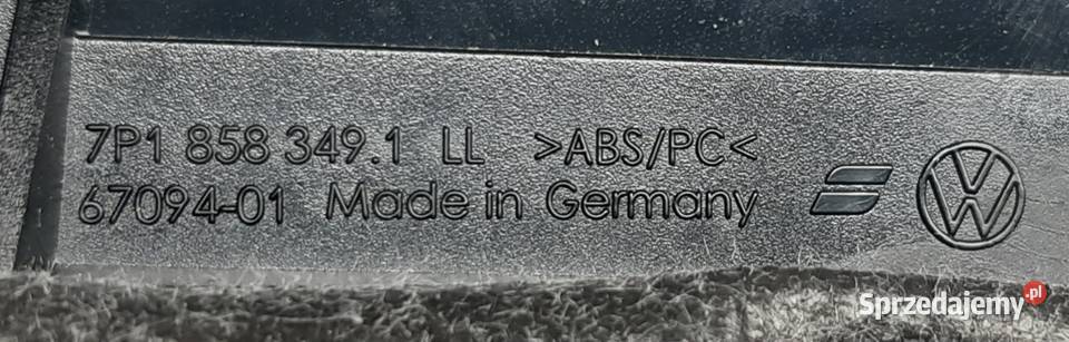 OBUDOWA RAMKA LICZNIKA VW TOUAREG 7P 7P1858349 osobowe Mielęcin