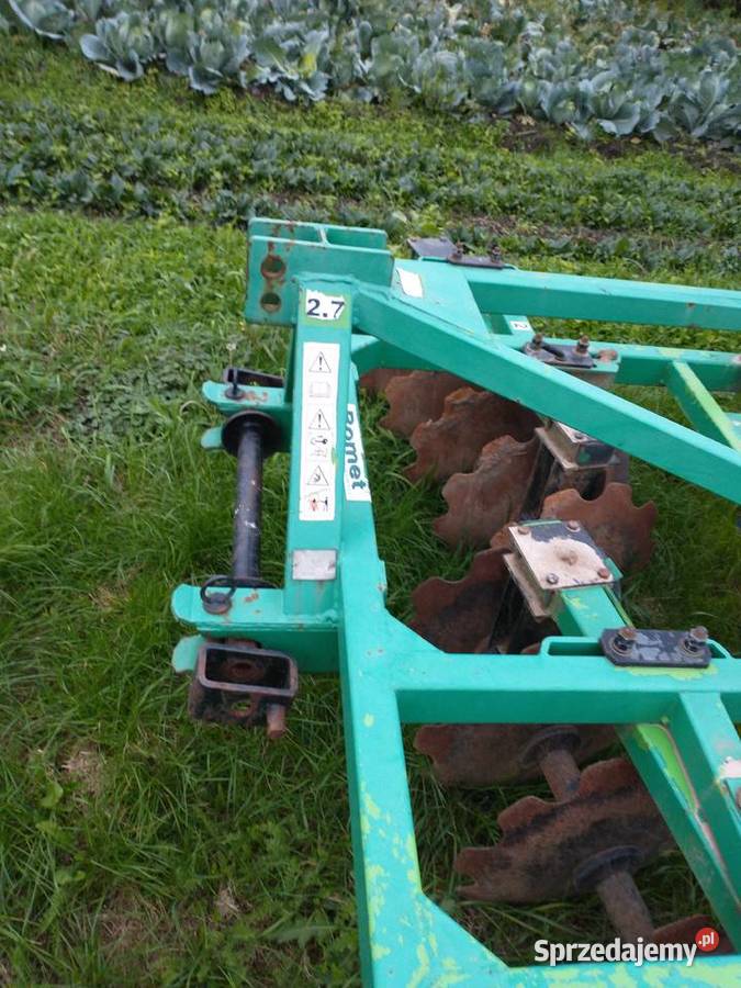 Brona talerzowa talerzówka Bomet 27m nieuszkodzony