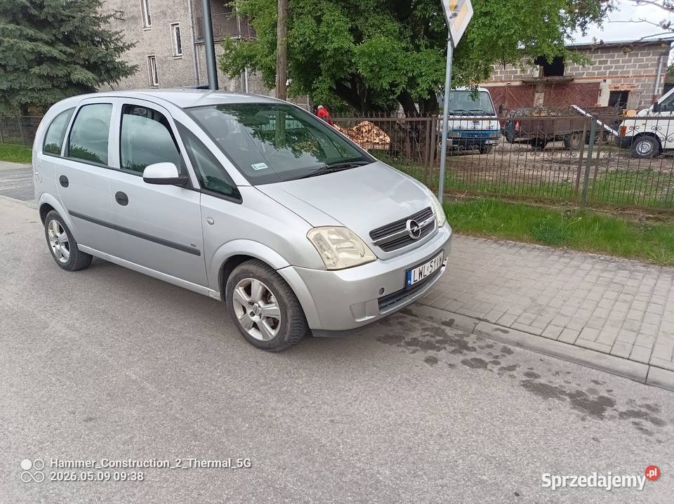 Opel Meriva 2004r 16 Benzyna doinwestowane manualna Włodawa