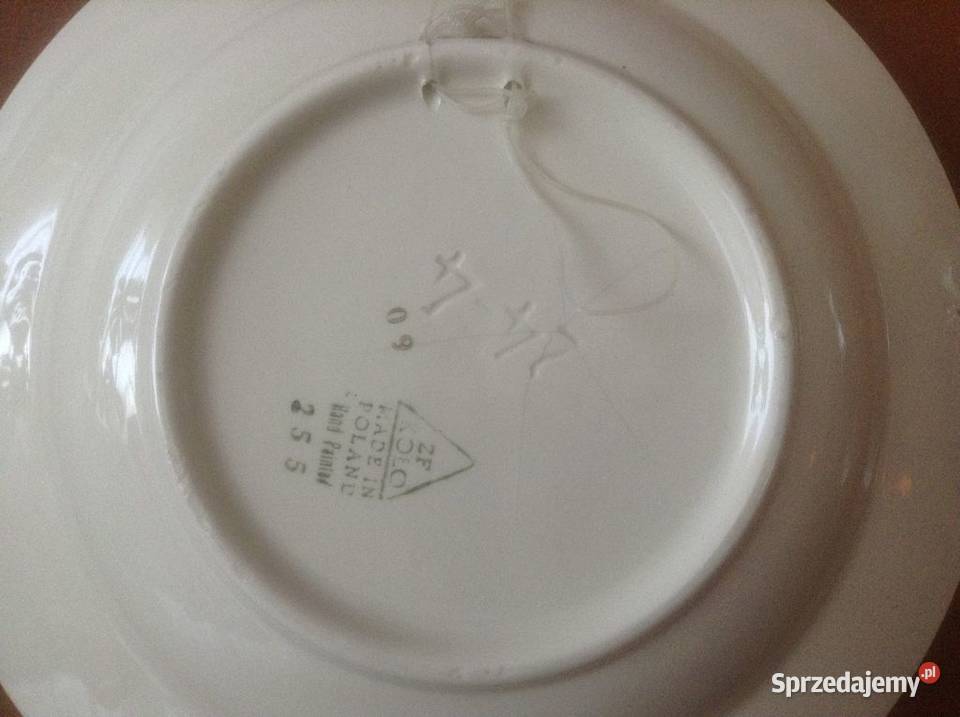 Talerz fajansowy głęboki do zawieszenia ręcznie Opole sprzedam